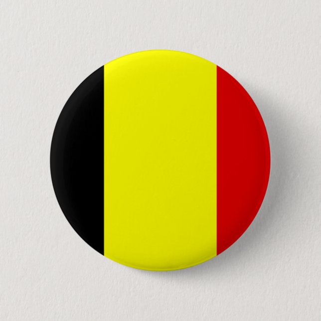 Belgien-Flagge Button (Vorderseite)