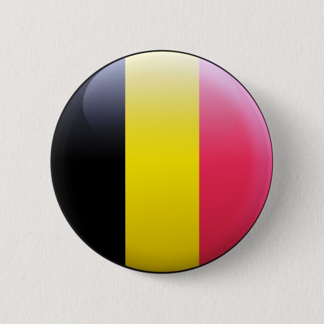 Belgien-Flagge Button (Vorderseite)