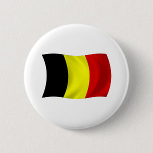 Belgien-Flagge-Button Button