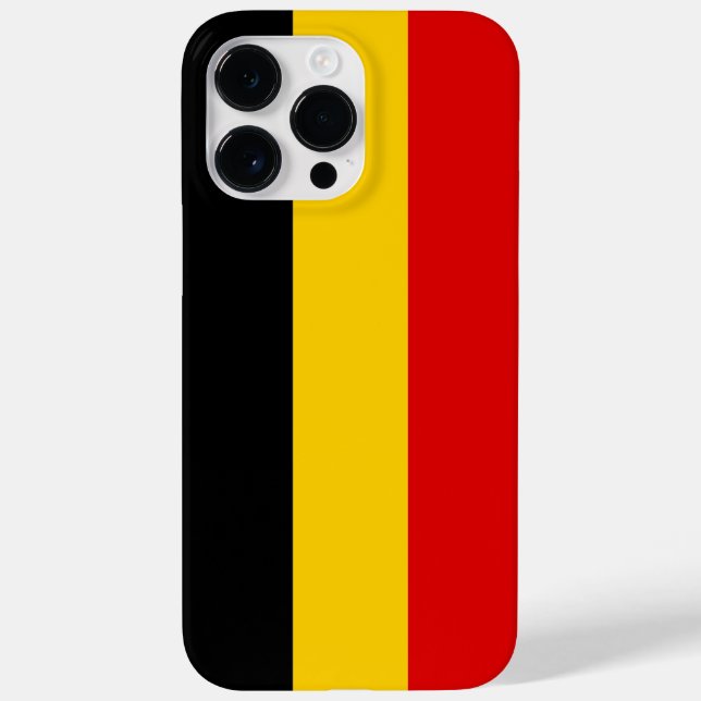 Belgien-Flagge Case-Mate iPhone 14 Pro Max Hülle (Rückseite)