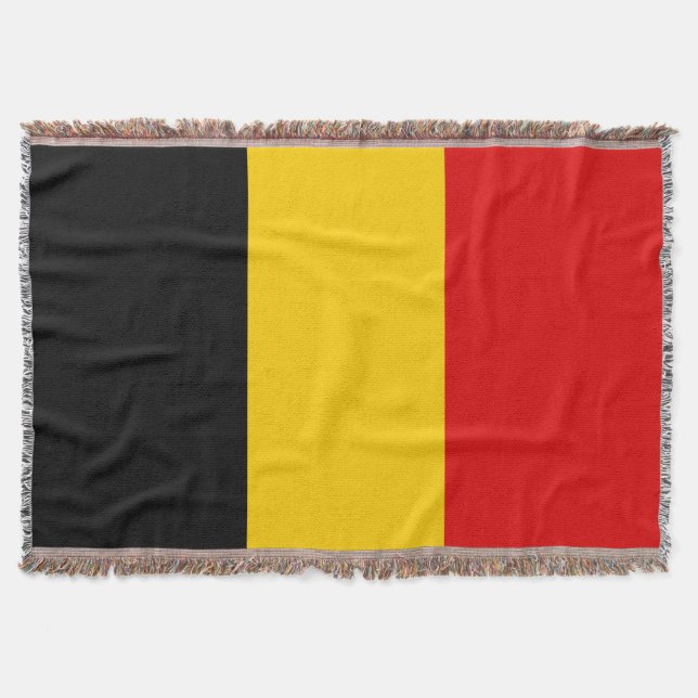 Belgien-Flagge Decke (Vorderseite)