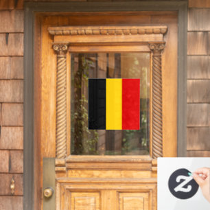 Belgien-Flagge Fensteraufkleber