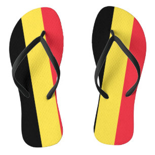 Belgien-Flagge Flip Flops