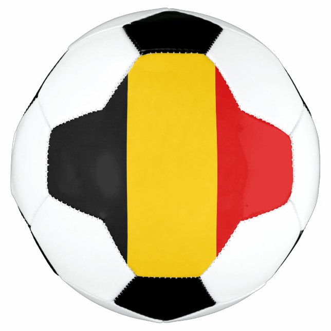 Belgien-Flagge Fußball (Vorderseite)