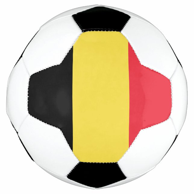 Belgien-Flagge Fußball (Vorderseite)