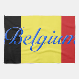 Belgien-Flagge Handtuch