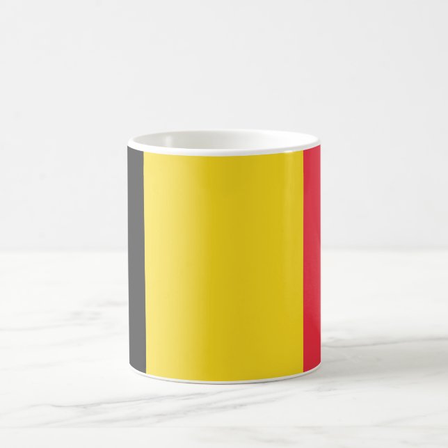 Belgien-Flagge Kaffeetasse (Mittel)