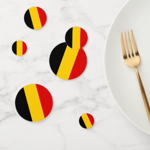 Belgien-Flagge Konfetti
