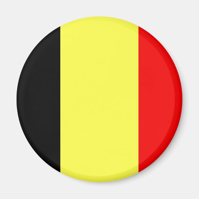 Belgien-Flagge Magnet (Vorne)