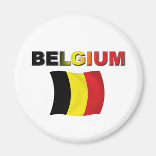 Belgien-Flagge Magnet
