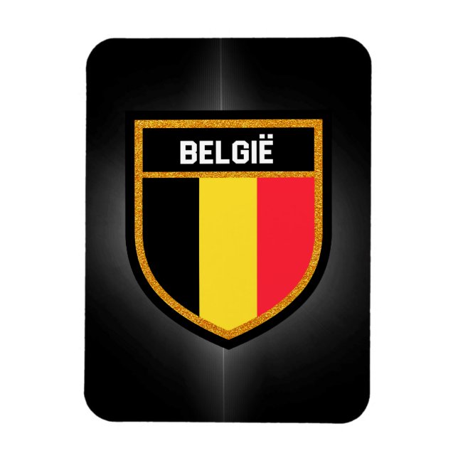 Belgien-Flagge Magnet (Vertikal)