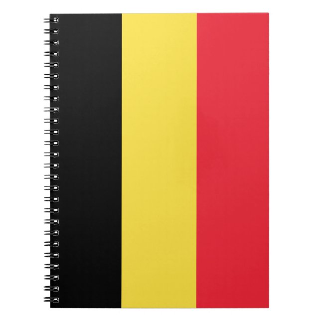 Belgien-Flagge Notizblock (Vorderseite)