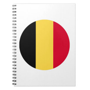 Belgien-Flagge Notizblock