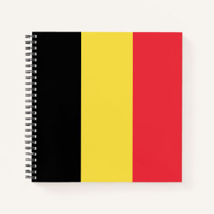 Belgien-Flagge Notizbuch