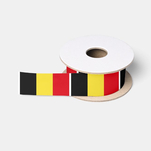 Belgien-Flagge Satinband (Spule)