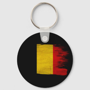 Belgien-Flagge Schlüsselanhänger