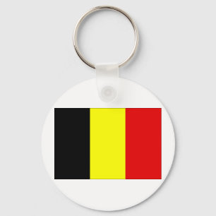 Belgien-Flagge Schlüsselanhänger