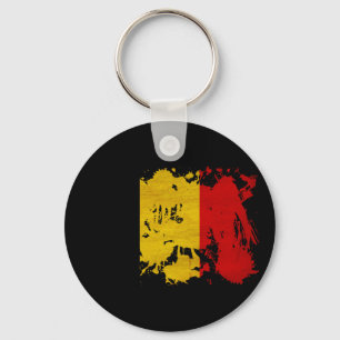 Belgien-Flagge Schlüsselanhänger