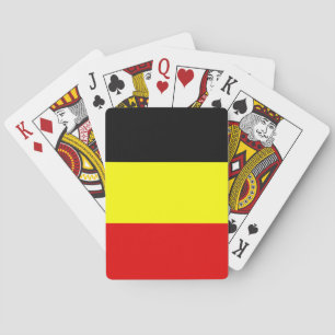 Belgien-Flagge Spielkarten