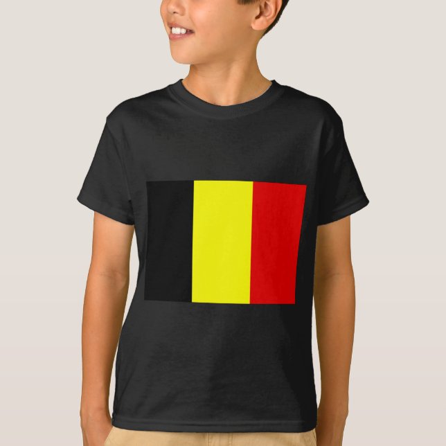 Belgien-Flagge T-Shirt (Vorderseite)