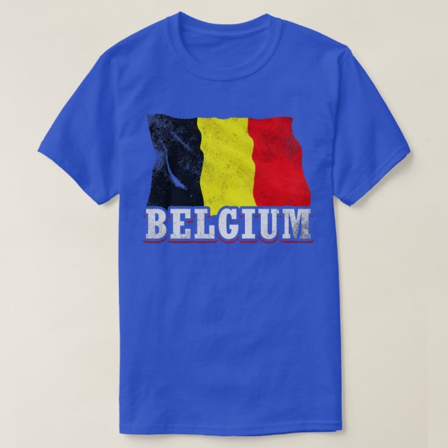 Belgien-Flagge T-Shirt (Design vorne)