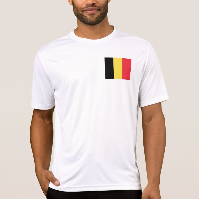 Belgien-Flagge T-Shirt (Vorderseite)