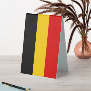 Belgien-Flagge Tischaufsteller