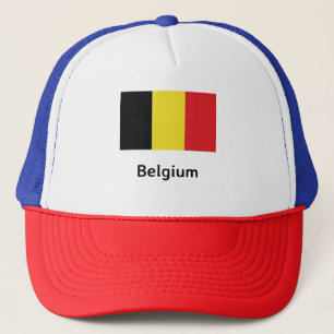 Belgien-Flagge Truckerkappe
