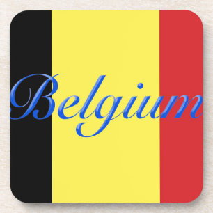 Belgien-Flagge Untersetzer