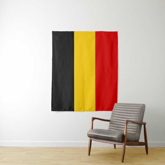 Belgien-Flagge Wandteppich (Beispiel)