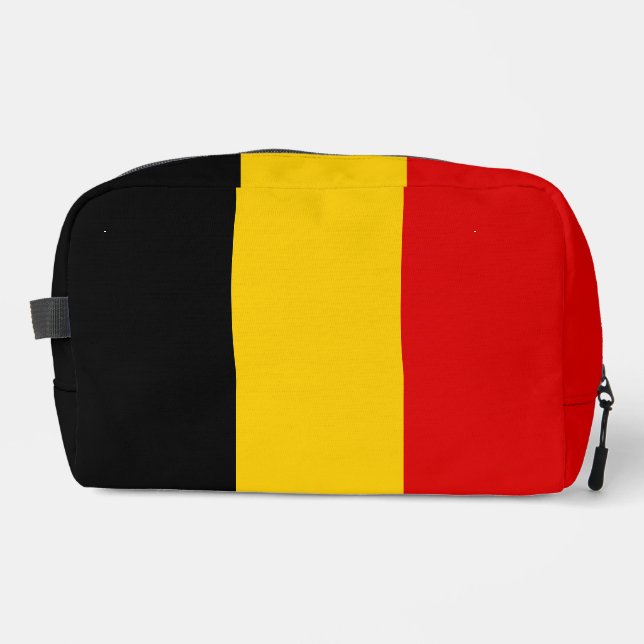 Belgien-Flagge Waschbeutel (Vorderseite)