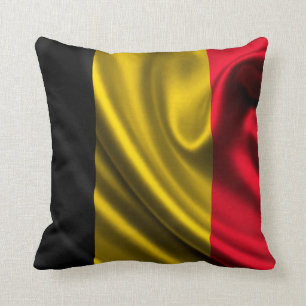 Belgien-Flaggen-Gewebe Kissen