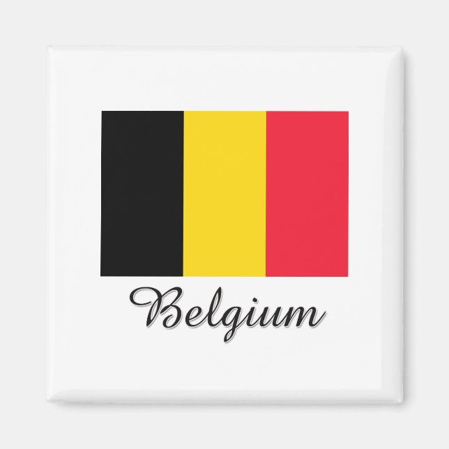 Belgien - Flaggen Magnet (Vorne)