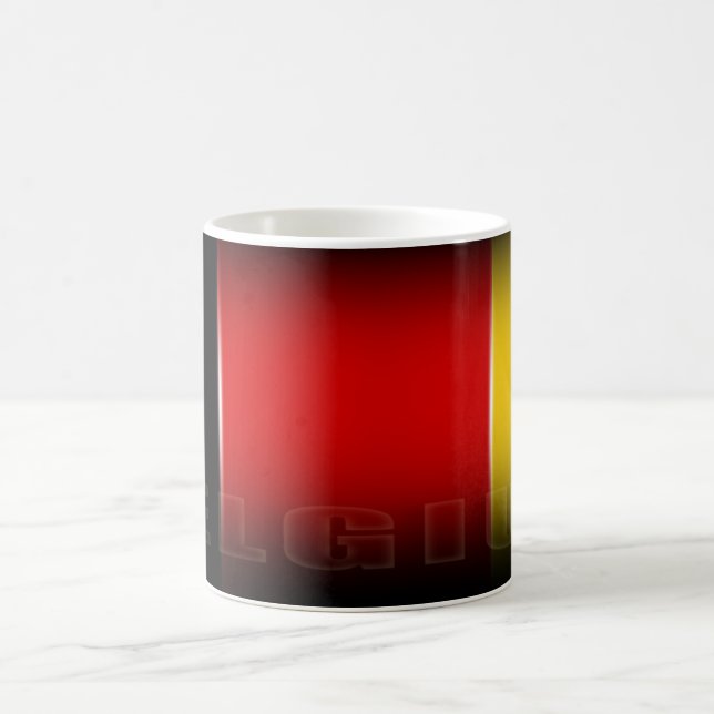 Belgien-Flaggen-Tasse Kaffeetasse (Mittel)