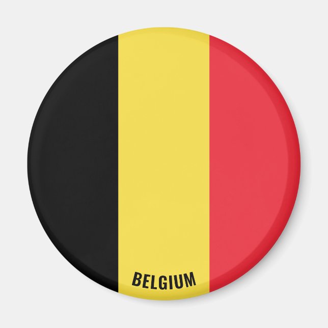 Belgien Flaggencharming Patriotic Magnet (Vorne)