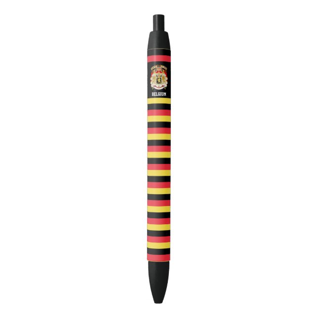 Belgien Flaggenstaat Niedlich Patriotisch Kugelschreiber (Vorderseite Vertikal)