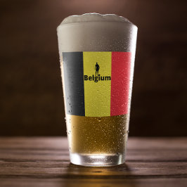 Belgien Fußball Glas
