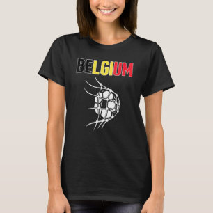 Belgien Fußball im Netz Unterstützung Belgischer F T-Shirt