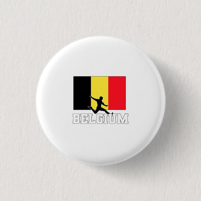 Belgien Fußball-Nationalmannschaft Button (Vorderseite)