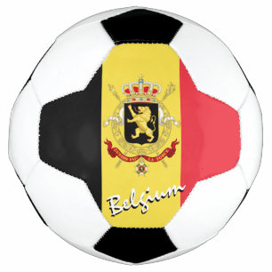 Belgien - Fußball und Belgische Flagge / Sport