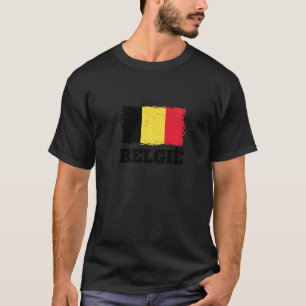 Belgien Fußball- und Fußballfan 2022 Flagge Belgie T-Shirt
