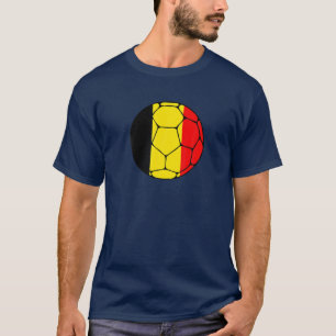 Belgien Fußballteam Supporter Belgien Flaggenmann T-Shirt