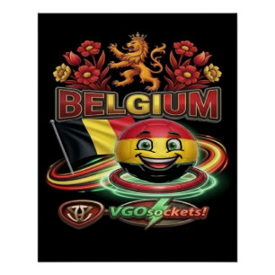 Belgien-GBall-01 Poster