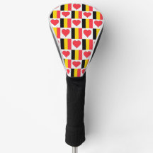 Belgien Golf Liebe Herzstück Patriotic Belgisch