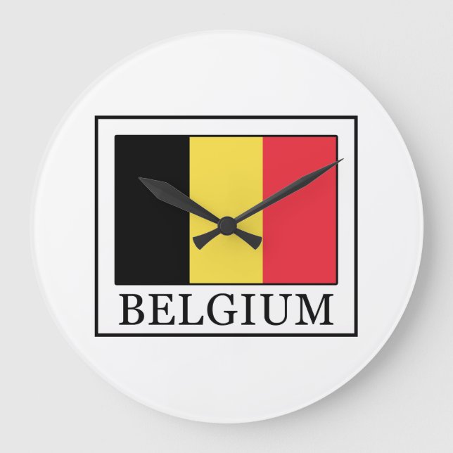 Belgien Große Wanduhr (Vorderseite)
