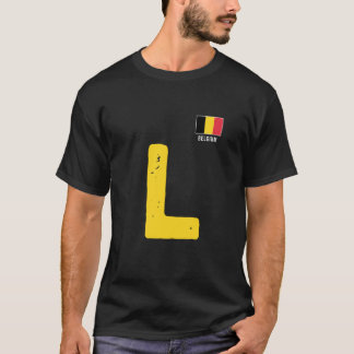 Belgien - Gruppe "Human Flag Letter L" entspricht  T-Shirt