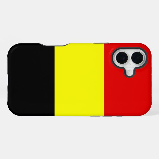 Belgien iPhone 16 Plus Hülle (Rückseite (Horizontal))