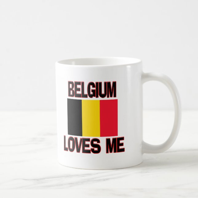 Belgien-Lieben ich Kaffeetasse (Rechts)