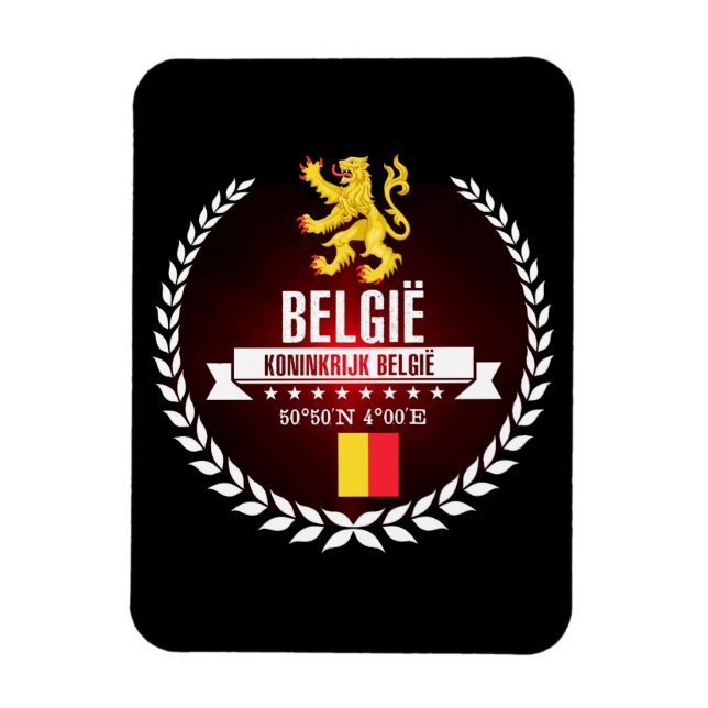 Belgien Magnet (Vertikal)