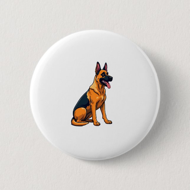 Belgien Malinois (1) Button (Vorderseite)